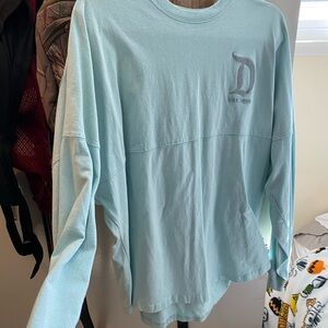 Disney Light Blue Long Sleeve Shirt